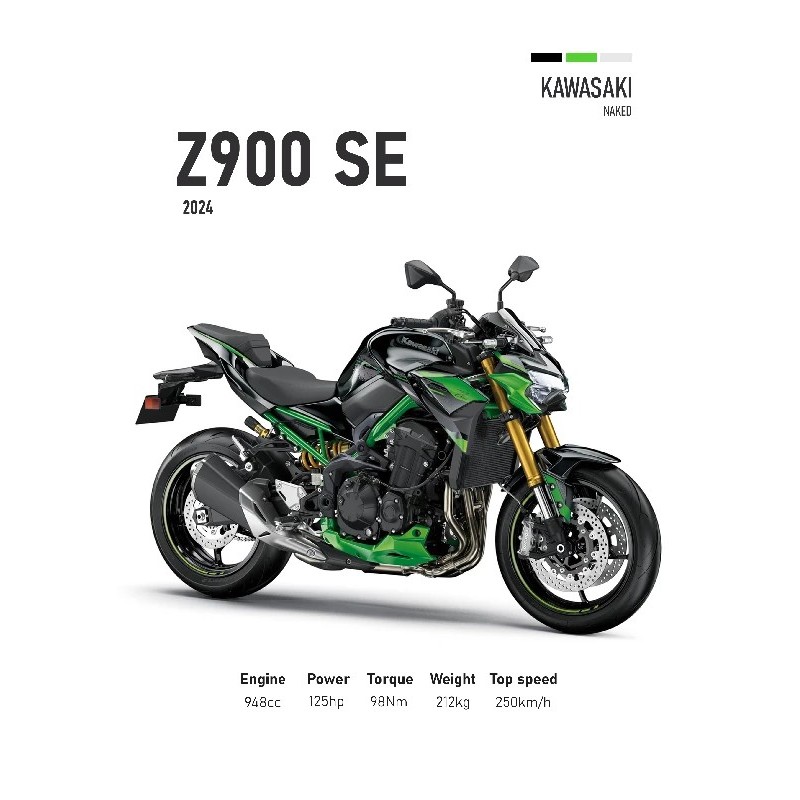 Vinilo Adhesivo Kawasaki Z900 MotoBike 01578 Vinilo Adhesivo Kawasaki Z900 MotoBike 01578
