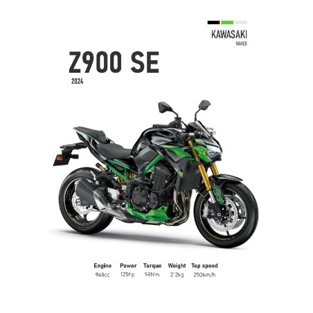 Vinilo Adhesivo Kawasaki Z900 MotoBike 01578
