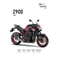 Vinilo Adhesivo Kawasaki Z900 MotoBike 01579