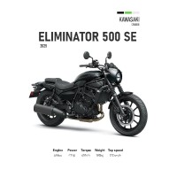 Vinilo Adhesivo La Kawasaki Eliminator 500 SE MotoBile 01581