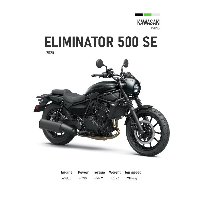 Vinilo Adhesivo La Kawasaki Eliminator 500 SE MotoBile 01581