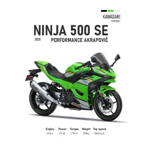 Vinilo Adhesivo Kawasaki Ninja 500 SE MotoBile 01583