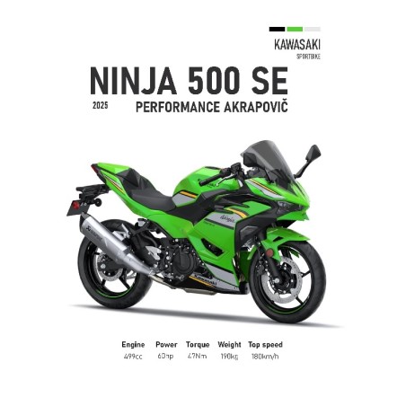 Vinilo Adhesivo Kawasaki Ninja 500 SE MotoBile 01583