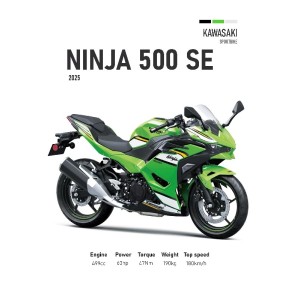 Vinilo Adhesivo Kawasaki Ninja 500 SE MotoBile 01585
