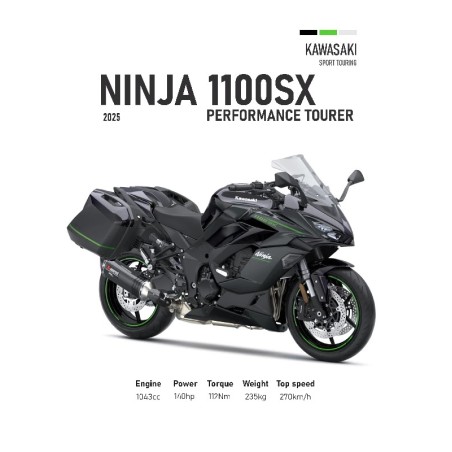 Vinilo Adhesivo Kawasaki Ninja 1100 SX MotoBile 01590