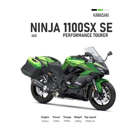 Vinilo Adhesivo Kawasaki Ninja 1100 SX SE MotoBile 01592