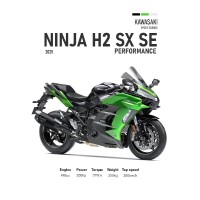 Vinilo Adhesivo Kawasaki Ninja H2 SX SE MotoBile 01601