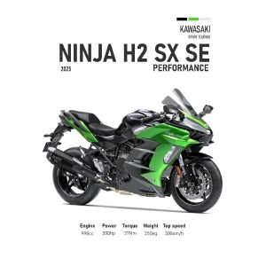 Vinilo Adhesivo Kawasaki Ninja H2 SX SE MotoBile 01601