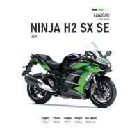 Vinilo Adhesivo Kawasaki Ninja H2 SX SE MotoBile 01603