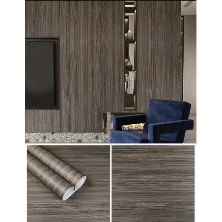 Vinilo Efecto Madera Nogal Bitono MA0177