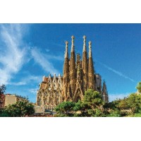 Vinilo Adhesivo Sagrada Familia Lugares Coleccion Pintura 0285