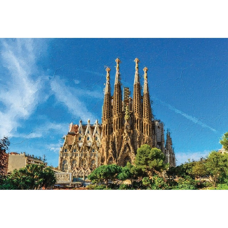 Vinilo Adhesivo Sagrada Familia Lugares Coleccion Pintura 0285 Vinilo Adhesivo Sagrada Familia Lugares Coleccion Pintura 0285