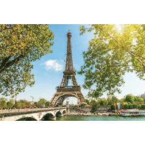 Vinilo Adhesivo Torre Eiffel Lugares Coleccion Pintura 0308