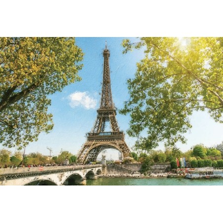 Vinilo Adhesivo Torre Eiffel Lugares Coleccion Pintura 0308
