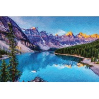 Vinilo Adhesivo Lago Luise Lugares Coleccion Pintura 0312