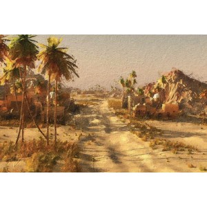 Vinilo Adhesivo Pueblo Arabe Lugares Coleccion Pintura 0313