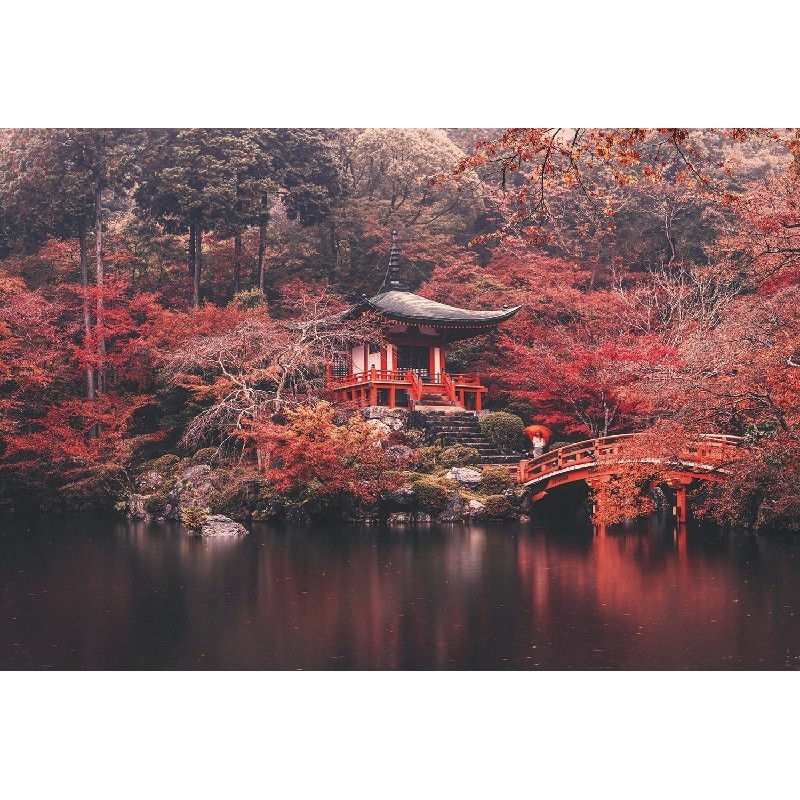 Vinilo Adhesivo Templo de Daigo-ji Paisajes Coleccion Pintura 0671