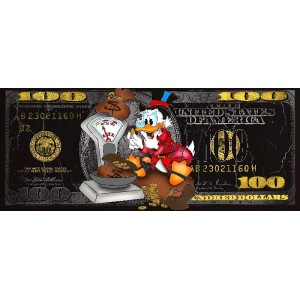 Vinilo Adhesivo Pato Donald Coleccion Money $ 01203