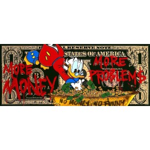Vinilo Adhesivo Pato Donald Coleccion Money $ 01214
