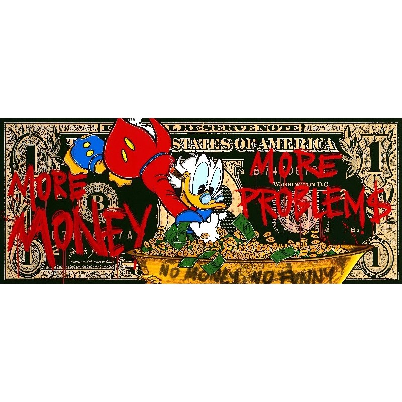 Vinilo Adhesivo Pato Donald Coleccion Money $ 01214
