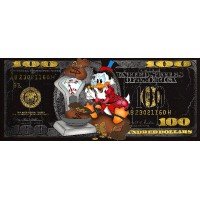 Vinilo Adhesivo Pato Donald Coleccion Money $ 01219