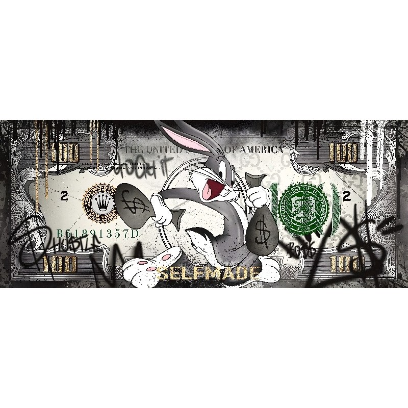 Vinilo Adhesivo Bugs Bunny Coleccion Money $ 01224