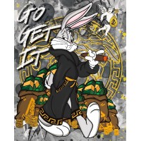 Vinilo Adhesivo Bugs Bunny Coleccion Money $ 01230