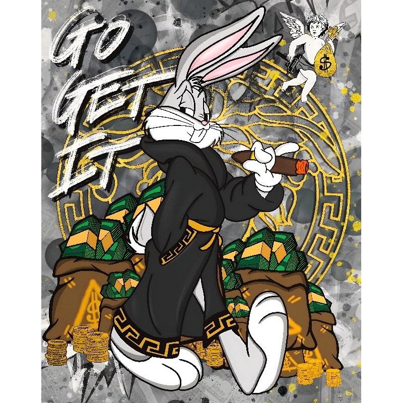 Vinilo Adhesivo Bugs Bunny Coleccion Money $ 01230