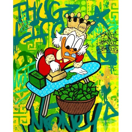 Vinilo Adhesivo Pato Donald Coleccion Money $ 01032