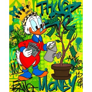 Vinilo Adhesivo Pato Donald Coleccion Money $ 01233