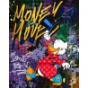Vinilo Adhesivo Pato Donald Coleccion Money $ 01234