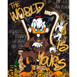 Vinilo Adhesivo Pato Donald Coleccion Money $ 01235