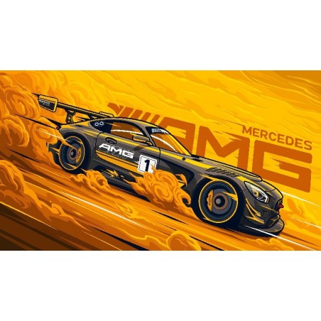 Vinilo Adhesivo Mercedes AMG Coche Drift 01238